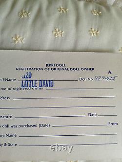 Jeri Original Doll Little David Extremely Rare With Swivel Head & 2 Faces