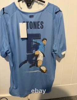 John Stones Man City 25/26 Special Edition Bespoke Shirt 1/50 Extremely Rare