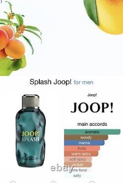 Joop Splash Eau De Toilette Natural 115ml Spray Extremely Rare Brand New Sealed
