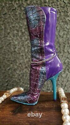 Just The Right Shoe MUTANT ROSE Boot NIB Very Rare & Extremely Hard To Find
