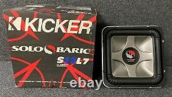 Kicker Solo-Baric S12L7 DUAL 4 OHM RARE OLD SCHOOL EXTREMELY HARD TO FIND NEW