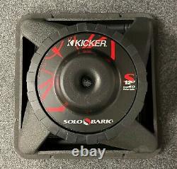 Kicker Solo-Baric S12L7 DUAL 4 OHM RARE OLD SCHOOL EXTREMELY HARD TO FIND NEW