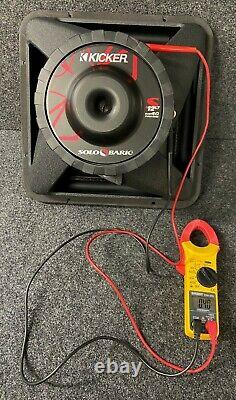 Kicker Solo-Baric S12L7 DUAL 4 OHM RARE OLD SCHOOL EXTREMELY HARD TO FIND NEW