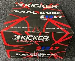 Kicker Solo-Baric S12L7 DUAL 4 OHM RARE OLD SCHOOL EXTREMELY HARD TO FIND NEW