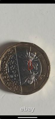 King Charles III Bee £1 One Pound Coin Extremely Rare NEW Condition
