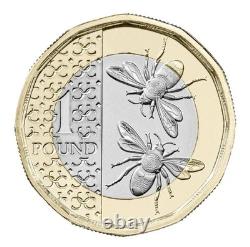 King Charles III Bee £1 One Pound Coin Extremely Rare NEW Condition