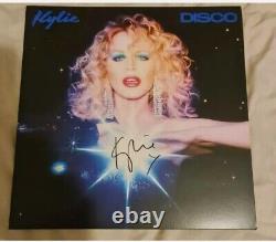 Kylie Minogue DISCO HAND SIGNED Blue Vinyl LP NEW & Extremely Rare SOLD OUT