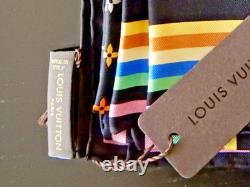 LOUIS VUITTON Takashi Murakami Carré Silk Square Extremely Rare NEW with Box