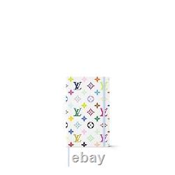 LV x Takashi Murakami Monogram Multicoloured Jane Notebook MM Extremely Rare