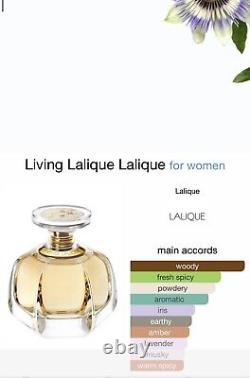 Lalique Living 50 ML Eau De Parfum Natural Spray New & Sealed Extremely Rare