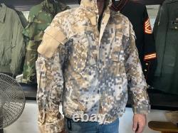 Latvian m20 woodlatpat camouflage jacket, large, new. Extremely rare