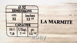 Le Creuset Extremely RARE Cast Iron La Marmite NEW 7.25 Qt-64156 (1994) NEW