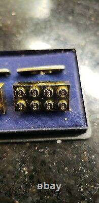 Lego 1970's Service Gold Plated Cufflinks. Extremely Rare! Beautiful Condition