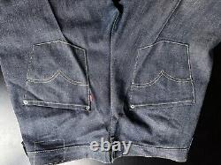 Levi Twisted Engineered Button Fly Denim Jeans Extremely Rare 36 W 34 L New