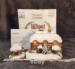 Lilliput Lane I BELIEVE In SANTA PAWS 2011 Brand New Illuminated Extremely #Rare