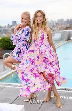 Lilly Pulitzer NWT Gizelle Maxi Magenta Tipping Point Size M EXTREMELY RARE FIND