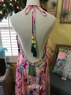 Lilly Pulitzer NWT Gizelle Maxi Magenta Tipping Point Size M EXTREMELY RARE FIND