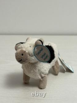 Little Jellycat Extremely Rare Barn Buddy Cow Squeak Toy, New With Tags, Genuine