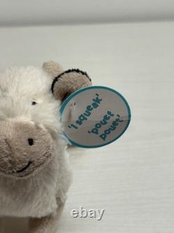 Little Jellycat Extremely Rare Barn Buddy Cow Squeak Toy, New With Tags, Genuine