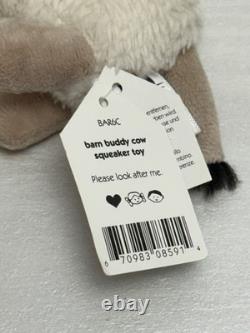 Little Jellycat Extremely Rare Barn Buddy Cow Squeak Toy, New With Tags, Genuine