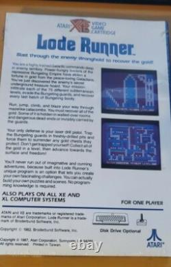 Lode Runner Atari XEGS New and Sealed Extremely Rare