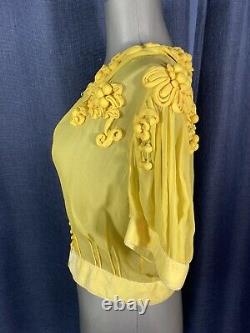 Louis Vuitton RUNWAY EXTREMELY RARE ABSOLUTELY GORGEOUS silk blouse top 40 S M