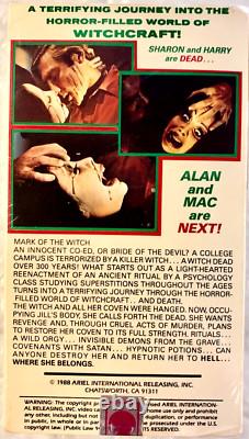 Mark of the Witch VHS AIR Video 1988 Extremely Rare- New Mark of the Witch VHS AIR Video 1988 Extremely Rare- New