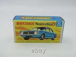 Matchbox Superfast No 25 Ford Cortina EXTREMELY Rare Box WITHOUT NEW VNMIB