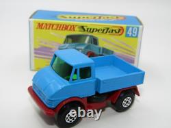 Matchbox Superfast No 49 Unimog Extremely RARE Box WithOUT NEW MIB