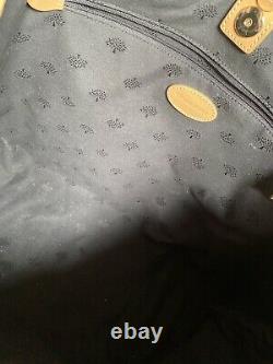 Mulberry Black & Birds Nest Leopard Travel Tote Bag EXTREMELY RARE NEW