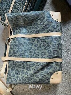 Mulberry Black & Birds Nest Leopard Travel Tote Bag EXTREMELY RARE NEW