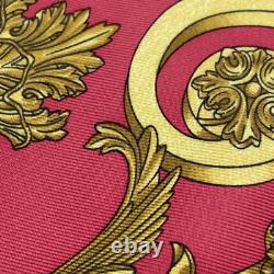 NEW Authentic Hermes Tie Scarf Print Baroque Print EXTREMELY RARE 90s