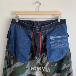 NEW! Extremely Rare MAHARISHI Kissing Japanese Camo Selvedge Denim Jeans 32