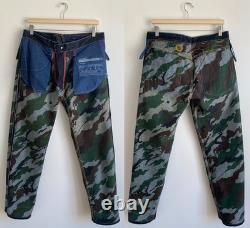 NEW! Extremely Rare MAHARISHI Kissing Japanese Camo Selvedge Denim Jeans 32