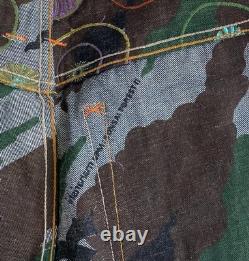 NEW! Extremely Rare MAHARISHI Kissing Japanese Camo Selvedge Denim Jeans 32