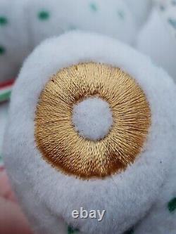 NEW! Krispy Kreme Doughnuts BearWithTag EXTREMELY RARE! Hot Now & Bowtie Logo