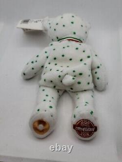 NEW! Krispy Kreme Doughnuts BearWithTag EXTREMELY RARE! Hot Now & Bowtie Logo