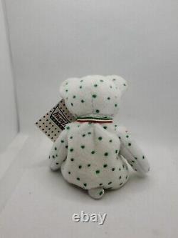 NEW! Krispy Kreme Doughnuts BearWithTag EXTREMELY RARE! Hot Now & Bowtie Logo