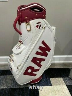 NEW TaylorMade TOUR ISSUE RAW Staff Bag Extremely RARE Find FREE SHIP