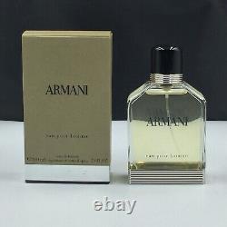 New Armani Eau Pour Homme 100ml Edt Spray (Extremely Rare / Hard To Find)