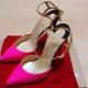 New Christian Louboutin Pink Color Pump Women's High Heels Extremely Rare 153