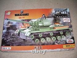 New Cobi WOT Soviet IS-2 Tank, WW2, No 3015, Extremely Rare, Sealed, Retired