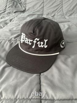 New EXTREMELY RARE Malbon PARFUL Nylon Rope Golf Hat GOLF BALL LOGO