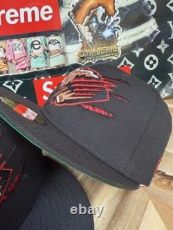 New Era Topperz Fresno Grizzlies Claw Marks MiLB Metallic 7 3/8 Extremely Rare