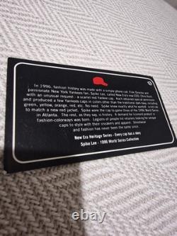 New Era cap Heritage Series Spike Lee 7 3/8, Extremely rare receipts tags