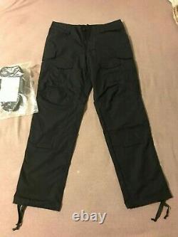 New Extremely Rare 36 L Crye Precision All Weather Black Field Pants + Kneepads