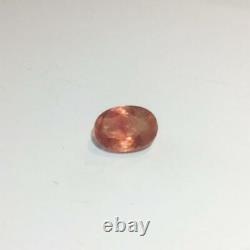 New Extremely Rare Colour AGI Certified 2.20ct Oval Padparadschah Sapphire AAAAA