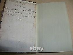 New Forest Register Of Decisions On Claims To Forest Rights 1858. Extremely Rare