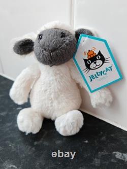 New Jellycat Extremely Rare tiny Bashful Grey Face lamb 6 retired soft toy plsh