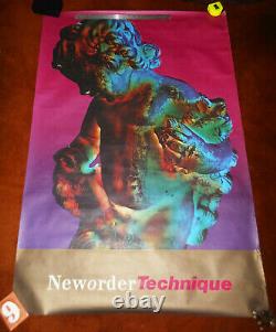 New Order Technique Extremely Rare Original Poster 1989 Factory Records VI